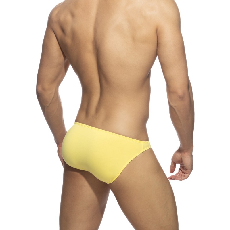 Pastel Yellow Cotton Bikini Addicted Sale Of Brief For Men Ad