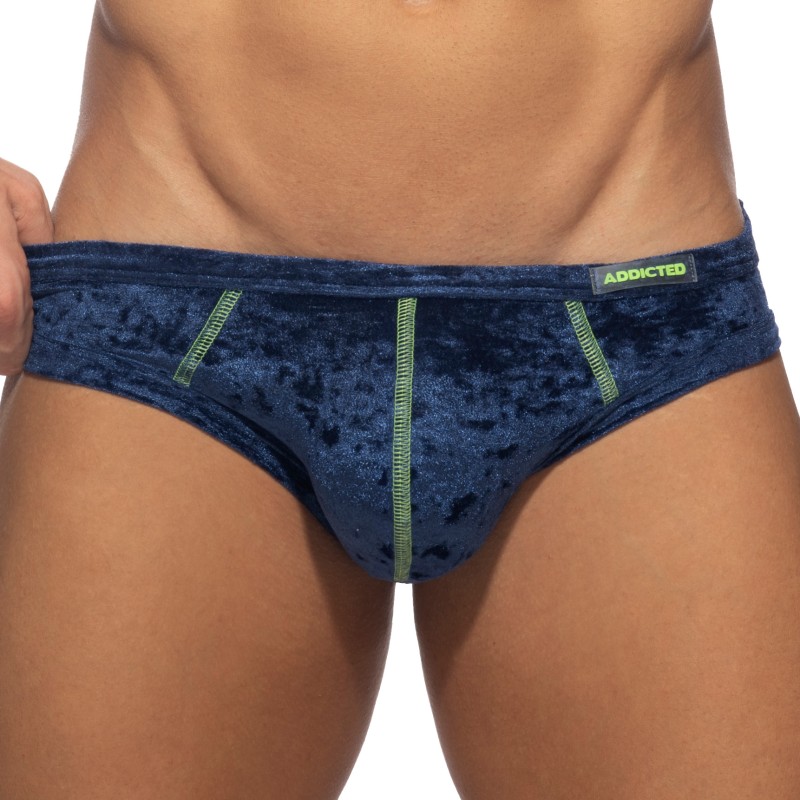 Bikini Velvet Shady Navy Addicted Vente Slips Et Bandeaux Pou