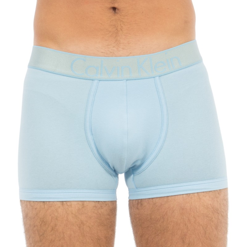 Pantaloncini boxer, Shorty del marchio CALVIN KLEIN - Trunk CUSTOMIZED STRETCH blu - Ref : NB1298A 2LO