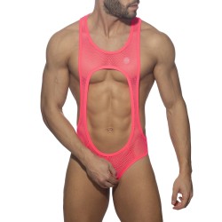 Body del marchio ADDICTED - Sexy Canotta Mesh - Neon Rosa - Ref : ADP03 C34