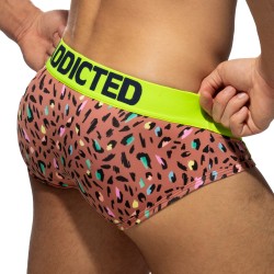 Brief of the brand ADDICTED - Swimderwear briefs tiger - brown - Ref : AD1232 C13
