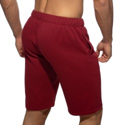 Bermuda of the brand ADDICTED - Recycled Bermuda shorts Cotton - burgundy - Ref : AD1230 C29