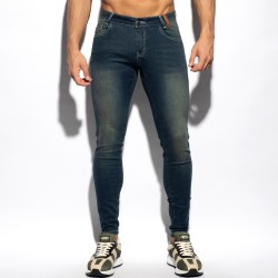 Jean s de la marque ES COLLECTION - Jean Slim Fit - bleu foncé - Ref : ESJ065 502