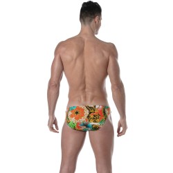 Badeschein der Marke TOF PARIS - Mini-Badehose Tof Paris Baroque - orange - Ref : TOF374O