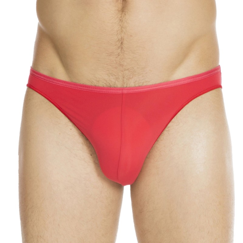 Slip del marchio HOM - Micro piume slip - rosso - Ref : 404756 4063