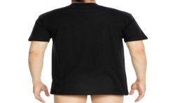 Maniche del marchio HOM - T-shirt HOM  girocollo Harro - nero - Ref : 405508 M014