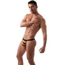 Bath Brief of the brand TOF PARIS - Tof Paris Rainbow Swim thong - Ref : TOF389RW