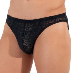 Slip de la marca HOM - Micro Calzoncillos Comfort  HOM Free Cut Lace - Ref : 402887 0004