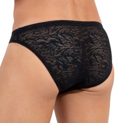 Slip, Tanga de la marque HOM - Micro Slip Comfort  HOM Free Cut Lace - Ref : 402887 0004