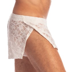 Kurze der Marke L HOMME INVISIBLE - White Lotus - Aero Freedom Shorts - Ref : HW179 ARA 002