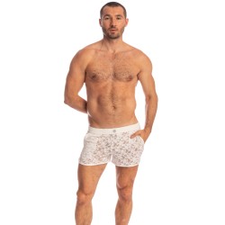 Breve del marchio L HOMME INVISIBLE - White Lotus - Pantaloncini Sensation - Ref : HW130 ARA 002