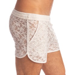 Kurze der Marke L HOMME INVISIBLE - White Lotus - Sensation Shorts - Ref : HW130 ARA 002