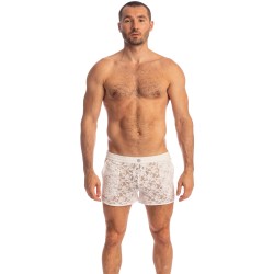 Short of the brand L HOMME INVISIBLE - White Lotus - Sensation Shorts - Ref : HW130 ARA 002