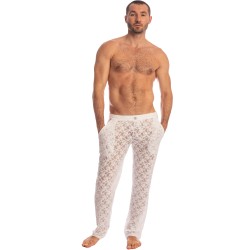 Pants of the brand L HOMME INVISIBLE - White Lotus - Lounge Pants - Ref : HW169 ARA 002