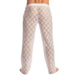 Pantalones de la marca L HOMME INVISIBLE - White Lotus - Pantalones Lounge - Ref : HW169 ARA 002