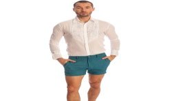 Kurze der Marke L HOMME INVISIBLE - Udaipur Aqua - Shorts - Ref : RW01 UDA 040