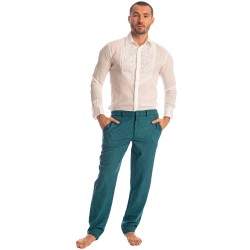 Pantaloni del marchio L HOMME INVISIBLE - Udaipur Aqua - Pantaloni - Ref : RW02 UDA 040