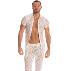 Chemise de la marque L HOMME INVISIBLE - White Lotus - Chemise - Ref : HW122 ARA 002