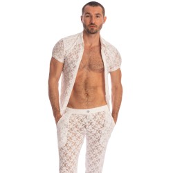 Chemise de la marque L HOMME INVISIBLE - White Lotus - Chemise - Ref : HW122 ARA 002