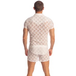 Chemise de la marque L HOMME INVISIBLE - White Lotus - Chemise - Ref : HW122 ARA 002