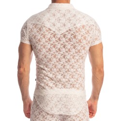 Shirt der Marke L HOMME INVISIBLE - White Lotus - Hemd - Ref : HW122 ARA 002