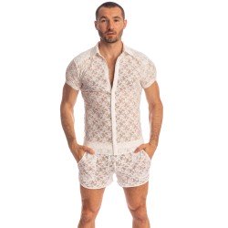 Camicia del marchio L HOMME INVISIBLE - White Lotus - Camicia - Ref : HW122 ARA 002