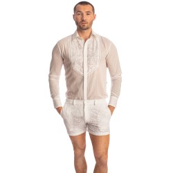 Chemise de la marque L HOMME INVISIBLE - Udaipur Blanc - Chemise - Ref : HW126 UDA 002