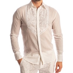 Shirt of the brand L HOMME INVISIBLE - Udaipur White - Shirt - Ref : HW126 UDA 002
