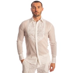 Camicia del marchio L HOMME INVISIBLE - Udaipur Bianco - Camicia - Ref : HW126 UDA 002