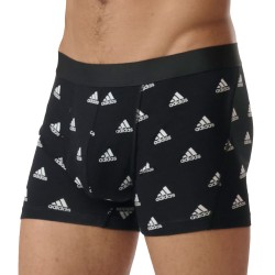 Packs del marchio ADIDAS - Adidas Sport - Active Flex Cotton Confezione da 2 di boxer blu e neri con logo - Ref : IB01 0913