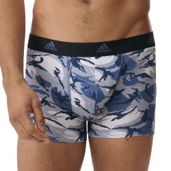 Lots de la marque ADIDAS - Lot de 3 boxers  Active Flex Cotton Adidas Sport - noir, gris et gris camo - Ref : IB00 0901