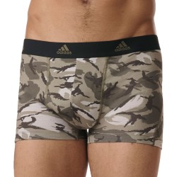 Lots de la marque ADIDAS - Lot de 3 boxers  Active Flex Cotton Adidas Sport - noir, kaki et kaki camo - Ref : IB00 0903