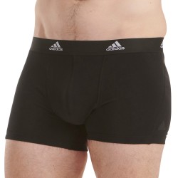 Lots de la marque ADIDAS - Lot de 3 boxers Active Flex Coton Adidas - noir - Ref : IL01 9000