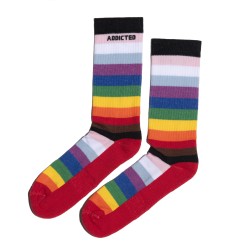 Calcetines de la marca ADDICTED - Chaussettes Inclusive Rainbow - Ref : AD1252 C01