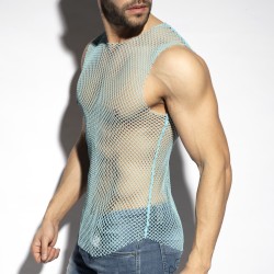 Tank top der Marke ES COLLECTION - copy of Débardeur Beachy net - blanc - Ref : TS334 C23