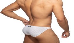 Slip del marchio AD FÉTISH - Bikini Excite rete - bianco - Ref : ADF202 C01