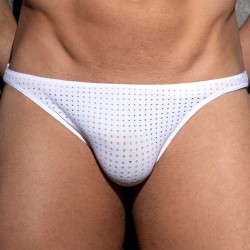 Thong of the brand AD FÉTISH - String Excite mesh - blanc - Ref : ADF203 C01