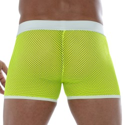 Short de la marque TOF PARIS - Short En Résille Néon jaune Tof Paris - Ref : TOF245JF