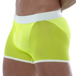 Kurze der Marke TOF PARIS - Tof Paris Gelbe Neon-Netzshorts - Ref : TOF245JF