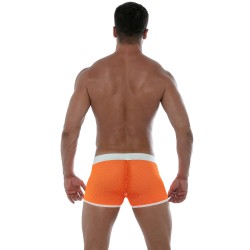 Breve del marchio TOF PARIS - Pantaloncini a rete Neon arancione Tof Paris - Ref : TOF245OF