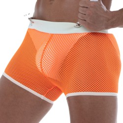 Short de la marque TOF PARIS - Short En Résille Néon orange Tof Paris - Ref : TOF245OF