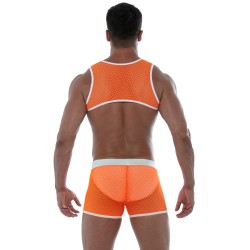 Kurze der Marke TOF PARIS - Tof Paris Neonorangefarbene Netzshorts - Ref : TOF245OF