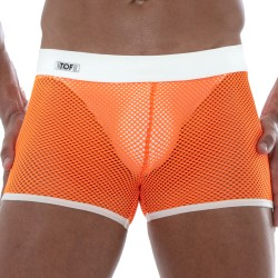 Corto de la marca TOF PARIS - Pantalones cortos de rejilla Neón naranja Tof Paris - Ref : TOF245OF