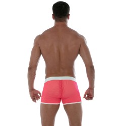 Kurze der Marke TOF PARIS - Tof Paris Rosa Neon-Netzshorts - Ref : TOF245PF