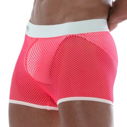 Kurze der Marke TOF PARIS - Tof Paris Rosa Neon-Netzshorts - Ref : TOF245PF