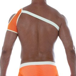 Imbracatura del marchio TOF PARIS - Imbracatura a spalla in rete Neon arancione Tof Paris - Ref : TOF244OF