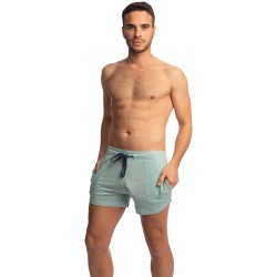 Kurze der Marke L HOMME INVISIBLE - Nieuport Türkis - Kurze Lounge-Shorts L Homme Invisible - Ref : RW29 NIE C21