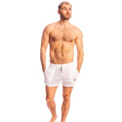 Kurze der Marke L HOMME INVISIBLE - Nieuport Weiß - Kurze Lounge-Shorts L Homme Invisible - Ref : RW29 NIE 002