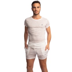 Breve del marchio L HOMME INVISIBLE - Nieuport Bianco - Pantaloncini corti da salotto L Homme Invisible - Ref : RW29 NIE 002