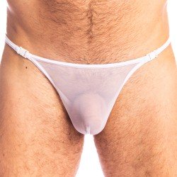 Thong of the brand L HOMME INVISIBLE - Pure Sin - Striptease String L Homme Invisible - Ref : MY83 PUR 002